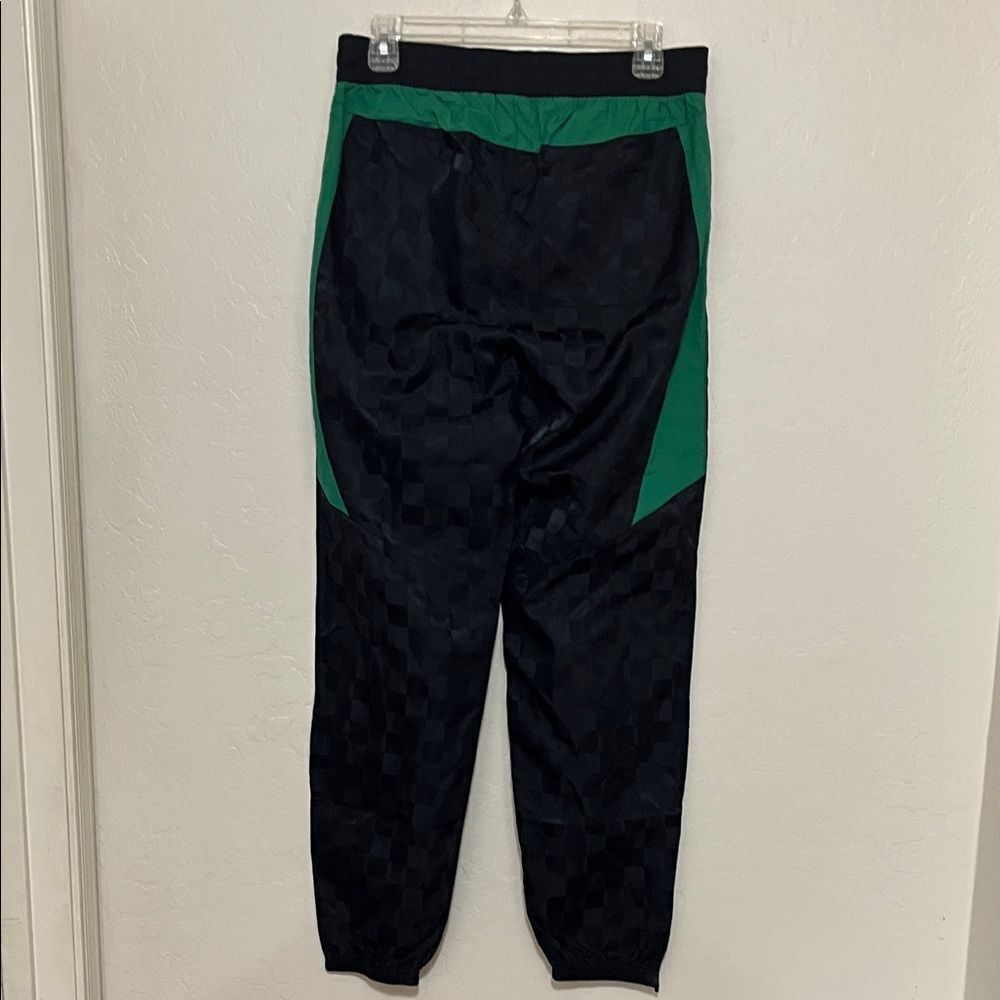 Savage X Fenty Sport Changeover Jogger Checkered Black Green Pants Modern NWT - Picture 6 of 13